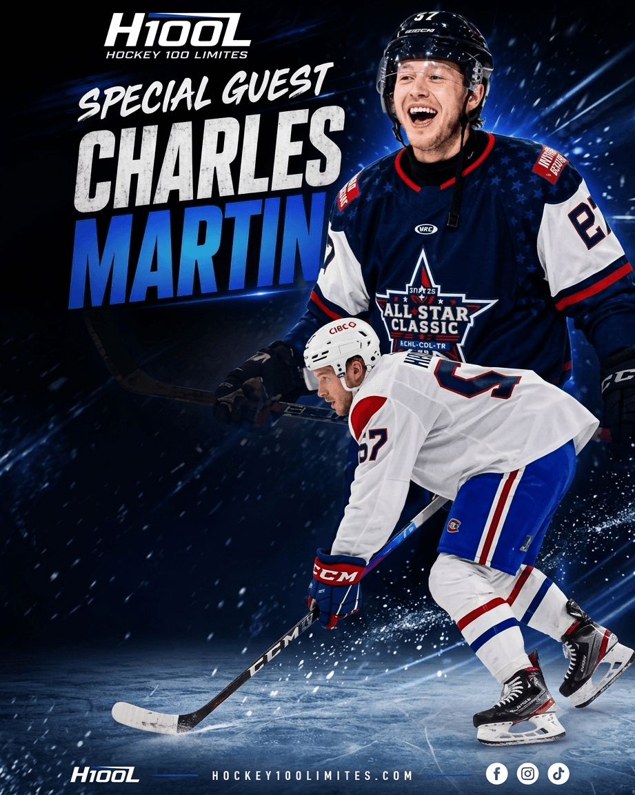 Charles Martin — invité spécial des camps de jour Hockey 100 Limites